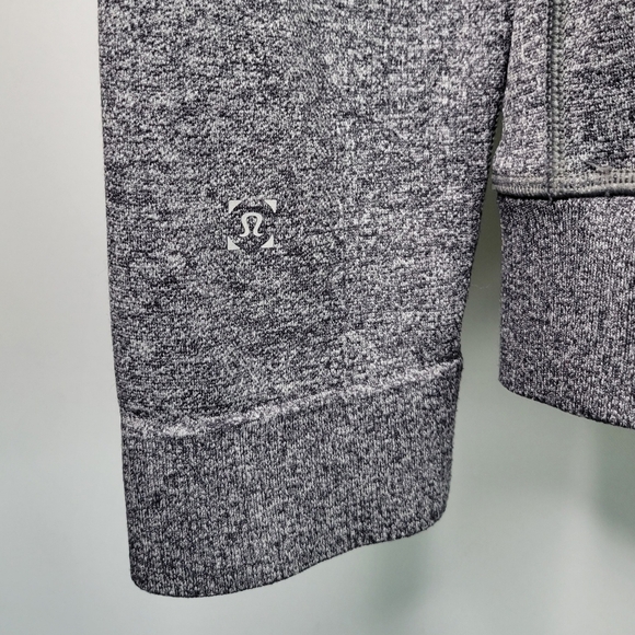 Lululemon Engineered Warmth Long Sleeve Crew Merino Wool Sweater XL Black/White - Picture 6 of 11